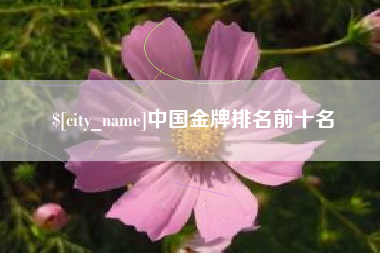 昆明中国金牌排名前十名