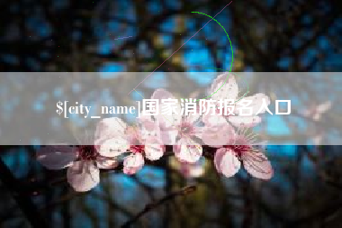 昆明国家消防报名入口
