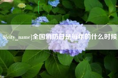 昆明全国消防日是每年的什么时候