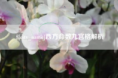昆明西方命数九宫格解析