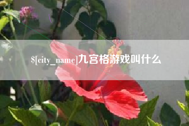 昆明九宫格游戏叫什么