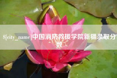 昆明中国消防救援学院新疆录取分数