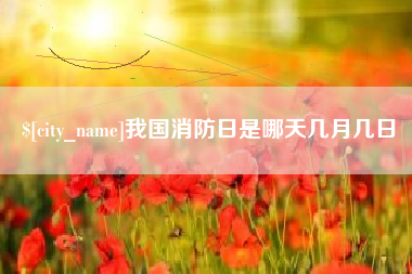 昆明我国消防日是哪天几月几日