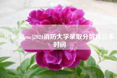 昆明2024消防大学录取分数线公布时间
