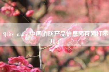 昆明中国消防产品信息网官网打不开了