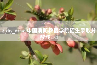 昆明中国消防救援学院招生录取分数线2021