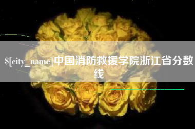 昆明中国消防救援学院浙江省分数线