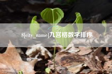 昆明九宫格数字排序