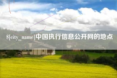 昆明中国执行信息公开网的地点