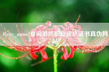昆明查询消防职业资格证书真伪网站