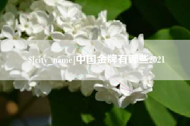 昆明中国金牌有哪些2021